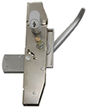 Mortice deadbolt lock, Narrow stile, swing doors with handle