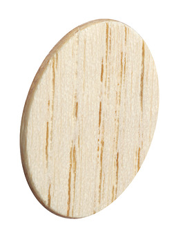 Cover caps, Real wood untreated, self-adhesive