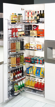 Tandem pantry unit, arena style
