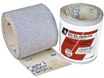 Abrasive rolls, no-fil Adalox