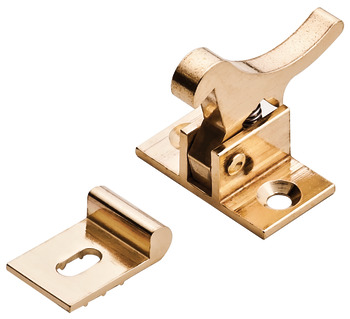 Elbow catch, solid brass