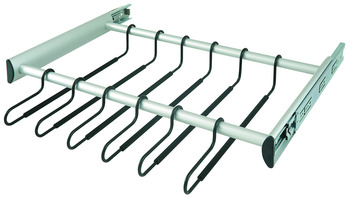 12 Hanger Pants Rack Pull-out, With Full Extension Slide