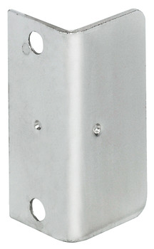 Angled strike plate , for screw fixing