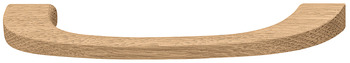 Furniture handle, Bow handle, wood, natural sanded