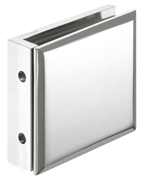 Glass clamp, For wall-glass connection, concealed wall mounting