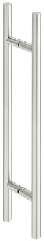 Pull Handle for Sliding Doors, Stainless steel, on both sides, round