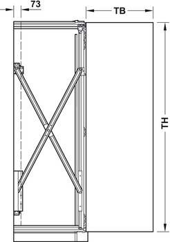 <em>Installation dimensions and calculation of Hawa Folding Concepta doors</em>