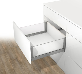Crystal Plus Drawer set, Grass Nova Pro Scala, H186, with expanding dowel front fixing, 70kg