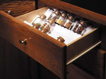 Spice drawer tray