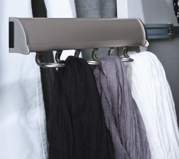 Scarf Rack, With full extension slide