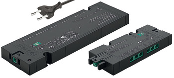 Driver set with 6-way distributor, with switching function, Häfele Loox5 24 V constant voltage