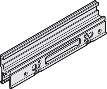 Glass fixing profile, with lock recess