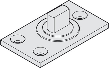 Pivot bearing, for floor springs