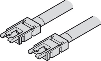 Interconnecting lead, for Häfele Loox5 LED strip light 8 mm 2-pin (monochrome)