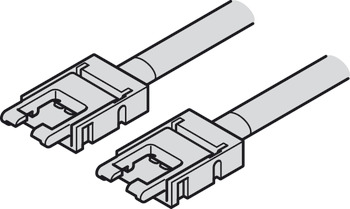 Interconnecting lead, Häfele Loox5 for LED strip light, RGB, 10 mm