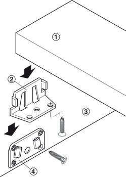 HS Bed connector, for beds with central tie bar, can be disconnected