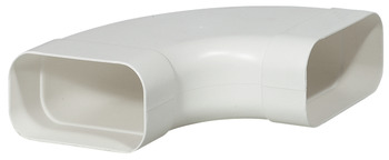 Bend connector Ⓕ, 125 soft flat ducting system, 90°, horizontal