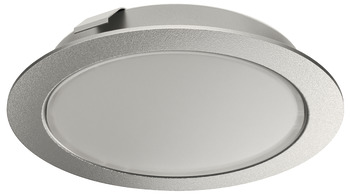 Recess/surface mounted downlight, Häfele Loox LED 3039 24 V 3-pin (multi-white) drill hole ⌀ 55 mm, steel