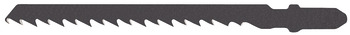 Jig-saw blade, for wood/wooden materials, toothed length 75 mm, tooth pitch 2.5 mm