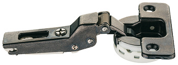 Concealed hinge, Duomatic Premium Titanium 110°, half overlay mounting/twin mounting
