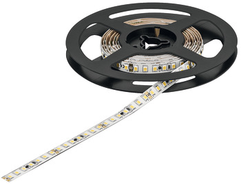 LED strip light, constant current, Häfele Loox5 LED 3051 24 V 8 mm 2-pin (monochrome), 140 LEDs/m, 14.4 W/m, IP20