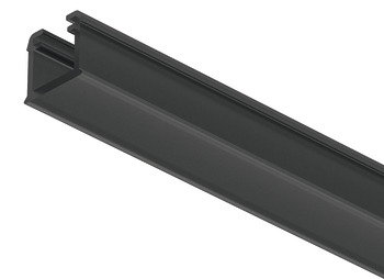 Profile for recess mounting, Häfele Loox5, profile 1101, for LED strip lights, polycarbonate