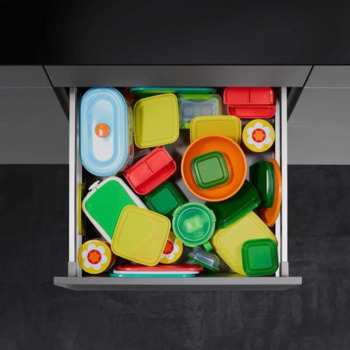 Drawer compartment system, Universal, flexible, Kessebohmer Spcaeflexx, for cabinet widths from 600 mm