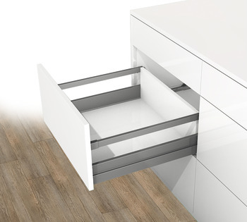 Drawer set, Grass Nova Pro Scala, H90R, with expanding dowel front fixing, 40kg
