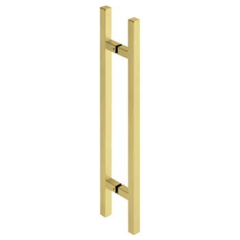 Pull Handles for Sliding Doors, Stainless steel, on both sides, square