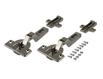 Door Fixing Set, For Accuride 1432 Pivot Sliding Door Fitting, For Inset Mounting